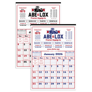 Skinner & Kennedy® Commercial 12-Sheet Calendar