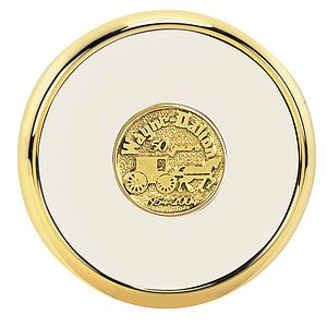 JAFFA® Round Brass Coaster