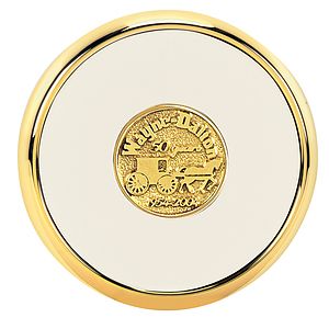 JAFFA® Round Brass Coaster