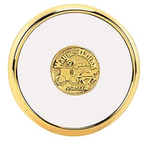 JAFFA® Round Brass Coaster