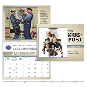 Triumph® Calendars The Saturday Evening Post Illustrations by Norman Rockwell Calendar