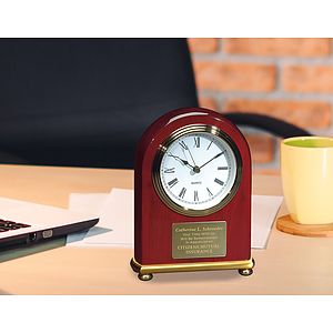 JAFFA® Rosewood Arch Clock
