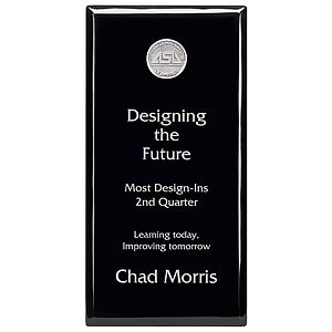 JAFFA® Black Plaque - 6" x 12"