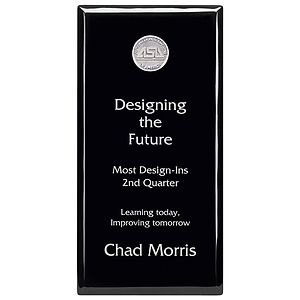 JAFFA® Black Plaque - 6" x 12"