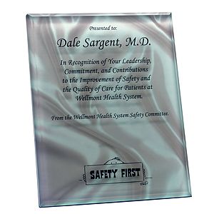 JAFFA® Trillinnium Award Plaque - 8" x 10"