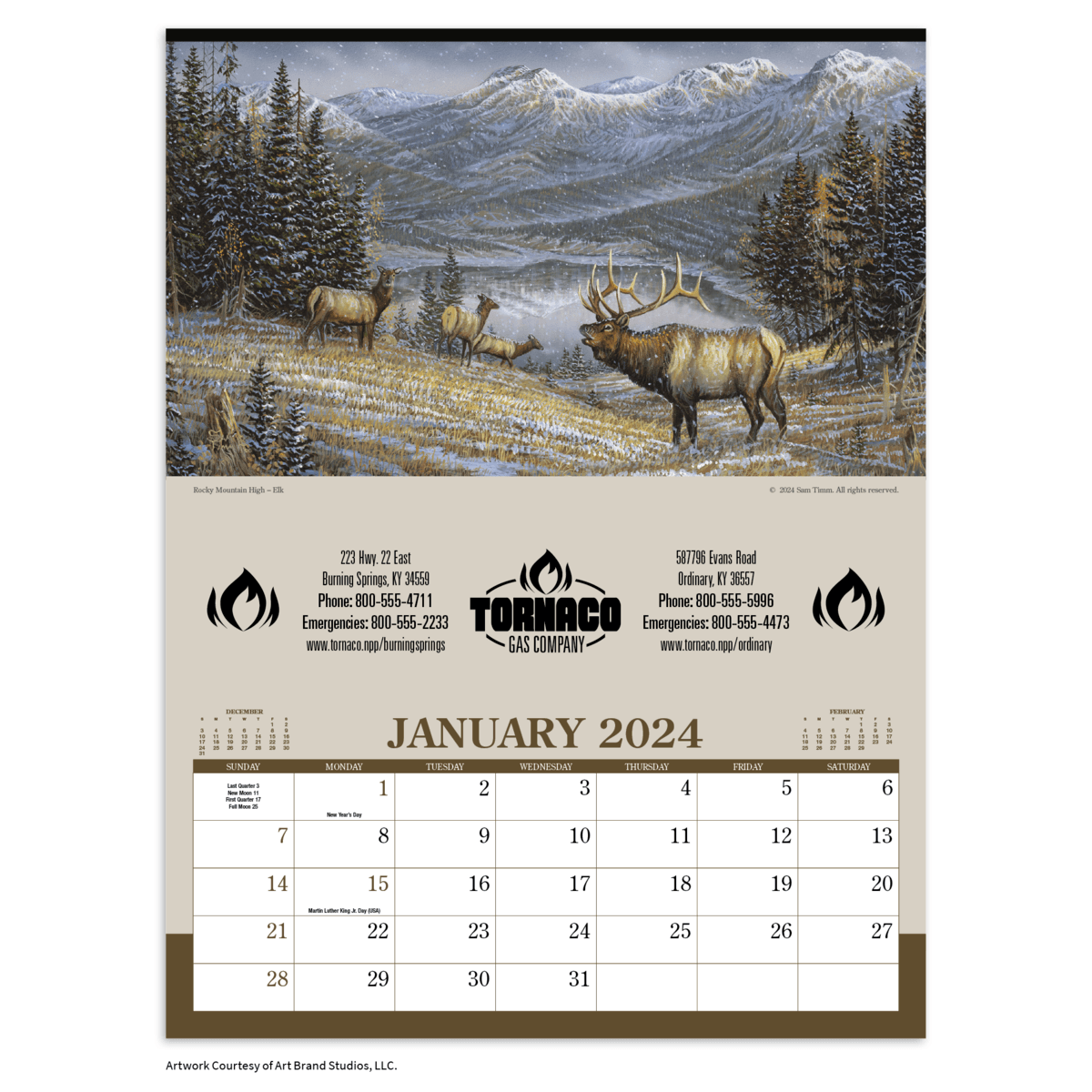Triumph® Calendars Wildlife Art Calendar