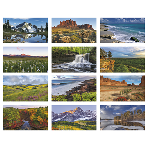 Triumph® Calendars American Splendor with Date Blocks Calendar