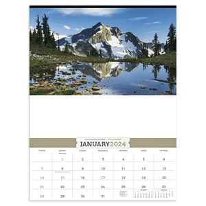 Triumph® Calendars American Splendor with Date Blocks Calendar