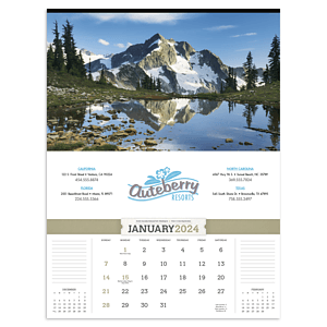 Triumph® Calendars American Splendor without Date Blocks Calendar