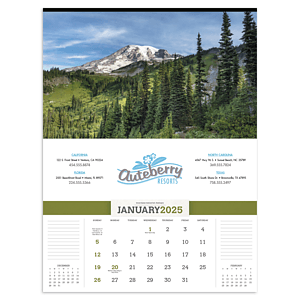 Triumph® Calendars American Splendor without Date Blocks Calendar
