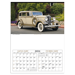 Triumph® Calendars Antique Cars Calendar