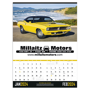 Triumph® Calendars Muscle Cars Calendar