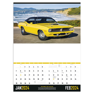 Triumph® Calendars Muscle Cars Calendar