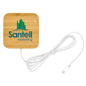 Good Value™ Bamboo Magnet-Hold 15W Wireless Charger