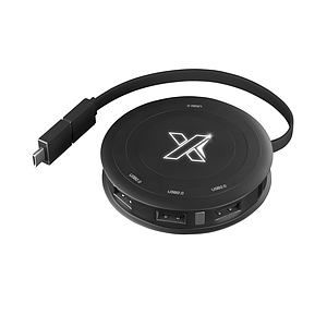 SCX Innovative Design™ Wireless Charger & 4 Hub 2.0