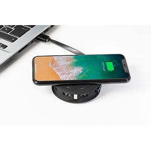 SCX Innovative Design™ Wireless Charger & 4 Hub 2.0