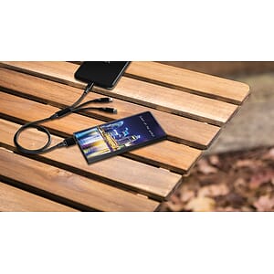 SCX Innovative Design™ Full-Color Illuminated Power Bank Slim 5000 mAh
