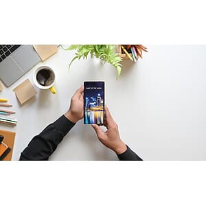 SCX Innovative Design™ Full-Color Illuminated Power Bank Slim 5000 mAh