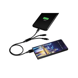 SCX Innovative Design™ Full-Color Illuminated Power Bank Slim 5000 mAh
