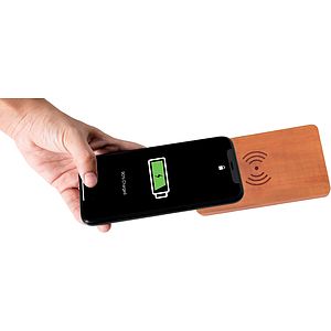 SCX Innovative Design™ Maple Wood Wireless Power Bank 5000 mAh