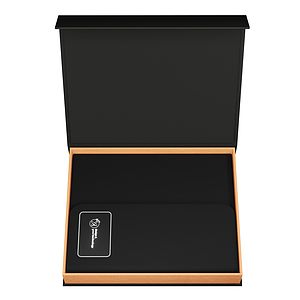 SCX Innovative Design™ Wireless Charging Notebook A5 with Power Bank 4000 mAh