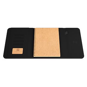 SCX Innovative Design™ Wireless Charging Notebook A5 with Power Bank 4000 mAh