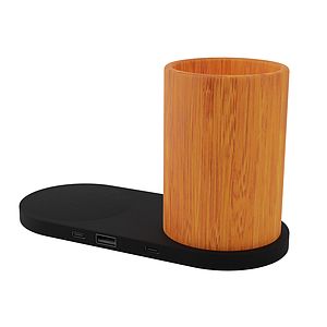 SCX Innovative Design™ Desk Organizer with 10W Charging Base