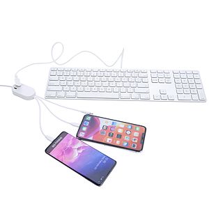 Good Value™ DualLink Charging Cable 2A with USB Hub