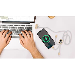 SCX Innovative Design™ 5-in-1 Bamboo Charging Cable 2A