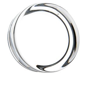 Round Paperweight with Flat Edge