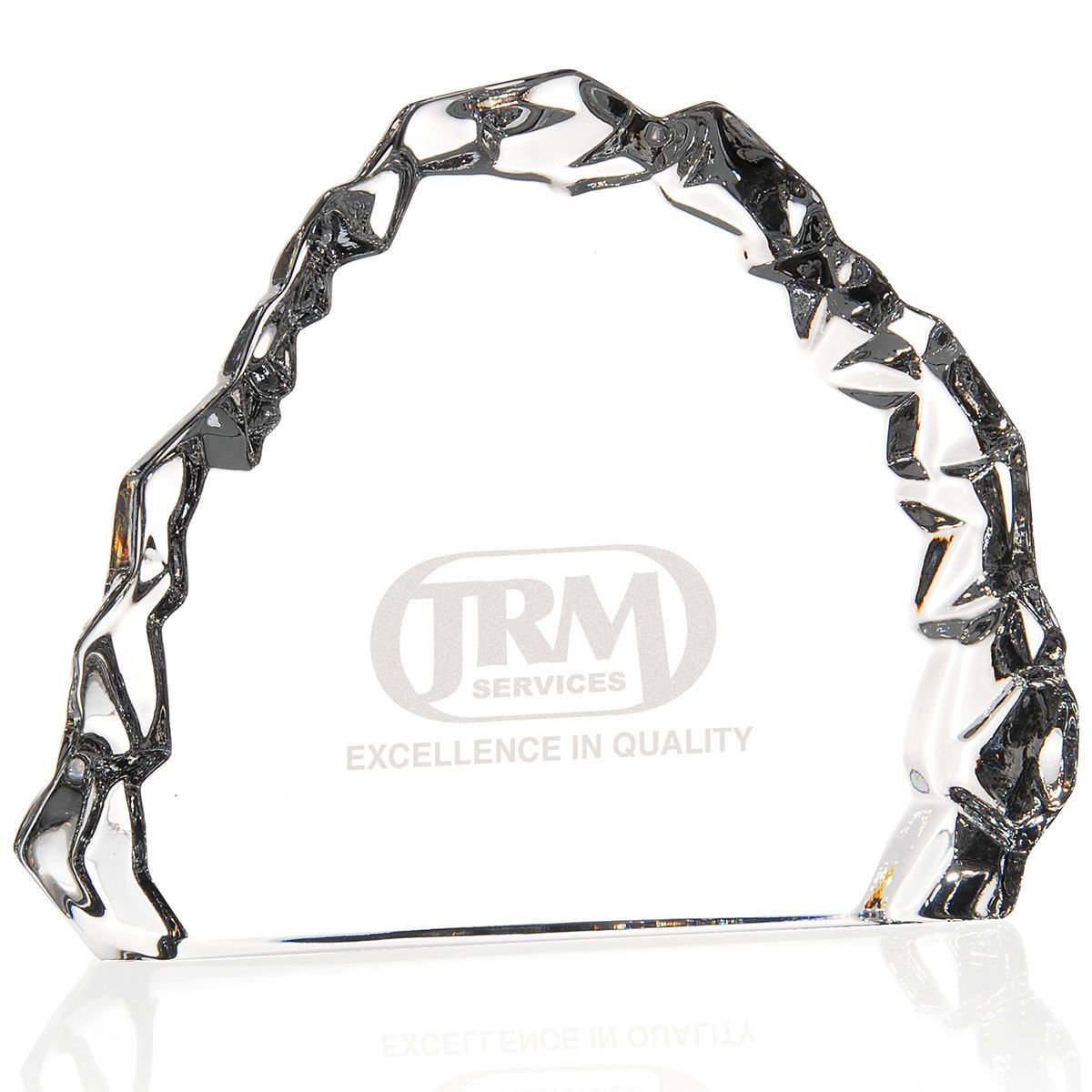 MARIO CIONI Carved Crystal Award