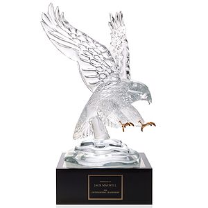 Pino Signoretto Eagle Award with 4" Lighted Pedestal