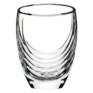 MARIO CIONI Siena Clear Crystal Vase