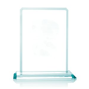 JAFFA® Clipped Jade Crystal Award