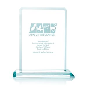 JAFFA® Clipped Jade Crystal Award