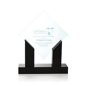 JAFFA® Diamond Jade Award with Black Base