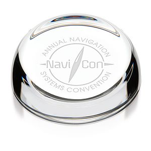 JAFFA® Clear Slant-Top Paperweight