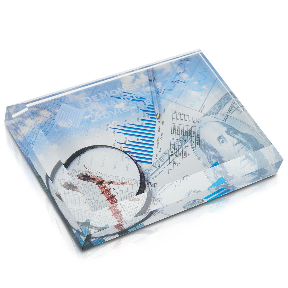 Business card paperweight Corporate Specialties