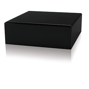 JAFFA® Square Black Glass Base