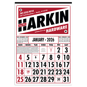 Skinner & Kennedy® Commercial 12-Sheet Calendar