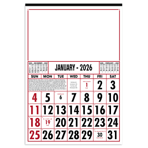 Skinner & Kennedy® Commercial 12-Sheet Calendar