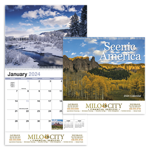 HotLine® Products Scenic America® Appointment Calendar - Spiral