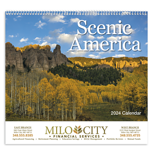HotLine® Products Scenic America® Appointment Calendar - Spiral