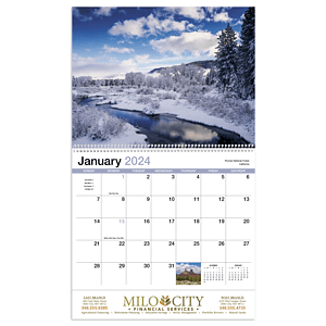 HotLine® Products Scenic America® Appointment Calendar - Spiral
