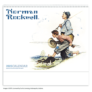 HotLine® Products Norman Rockwell Appointment Calendar - Spiral