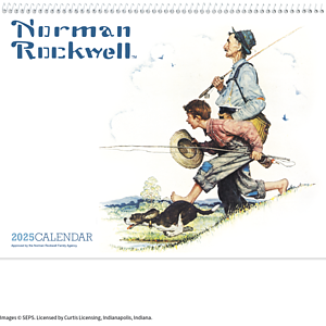 HotLine® Products Norman Rockwell Appointment Calendar - Spiral
