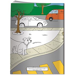 Coloring Book: A Visit to the Police Station