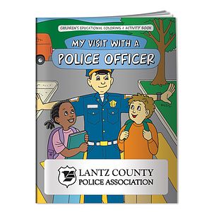 Coloring Book: A Visit to the Police Station