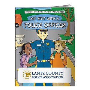 Coloring Book: A Visit to the Police Station