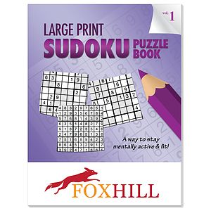 Puzzle Book: LARGE PRINT Sudoku